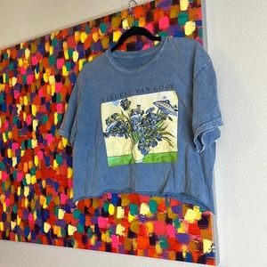 Vincent Van Gogh crop top